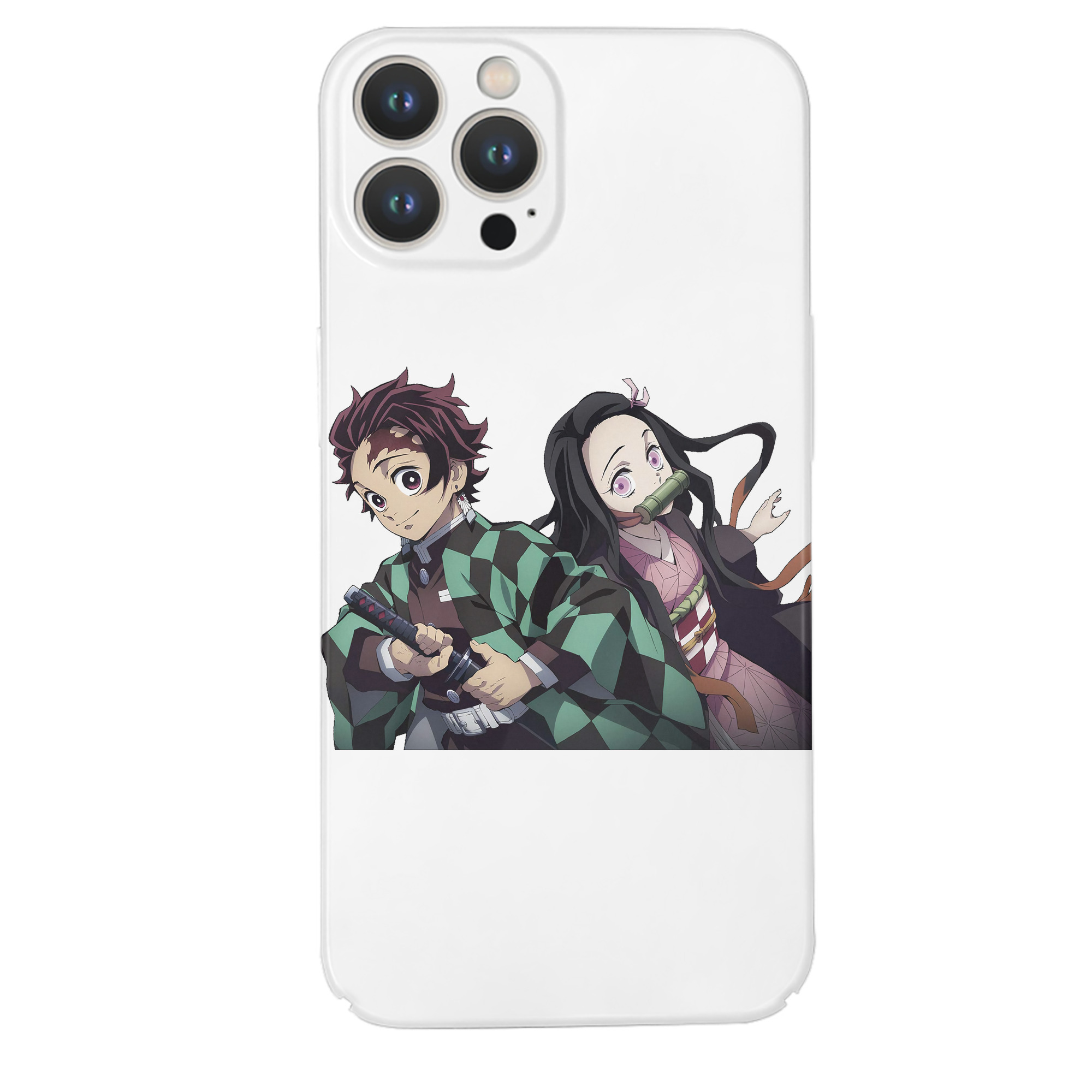 （画像用） 鬼滅の刃（きめつのやいば）竈門 禰󠄀豆子／かまど ねずこ Kamado Nezuko 【iPhone 14シリーズ対応】ハードケース